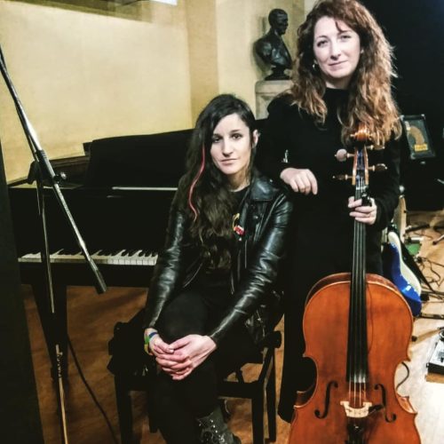 Maria Olivero with Lucia Colombo