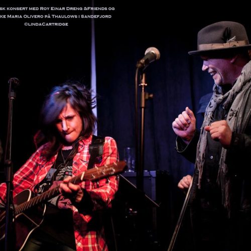 Maria Olivero live with Roy Einar Dreng and Friends - photo by Linda Cartridge
